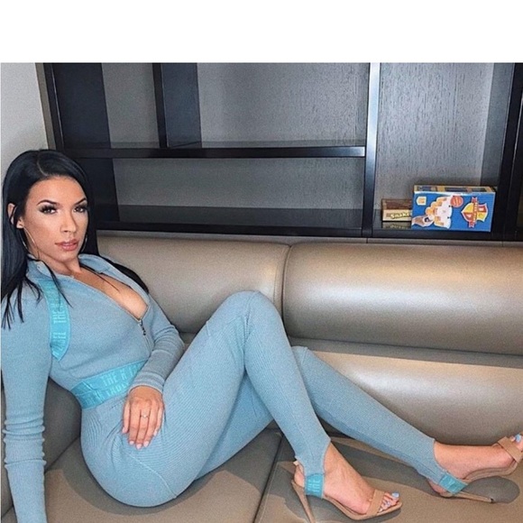 The k label jumpsuit in light blue - Picture 2 of 3